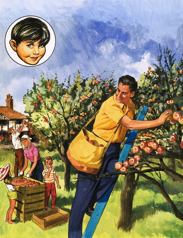 Appelplukkers door English School