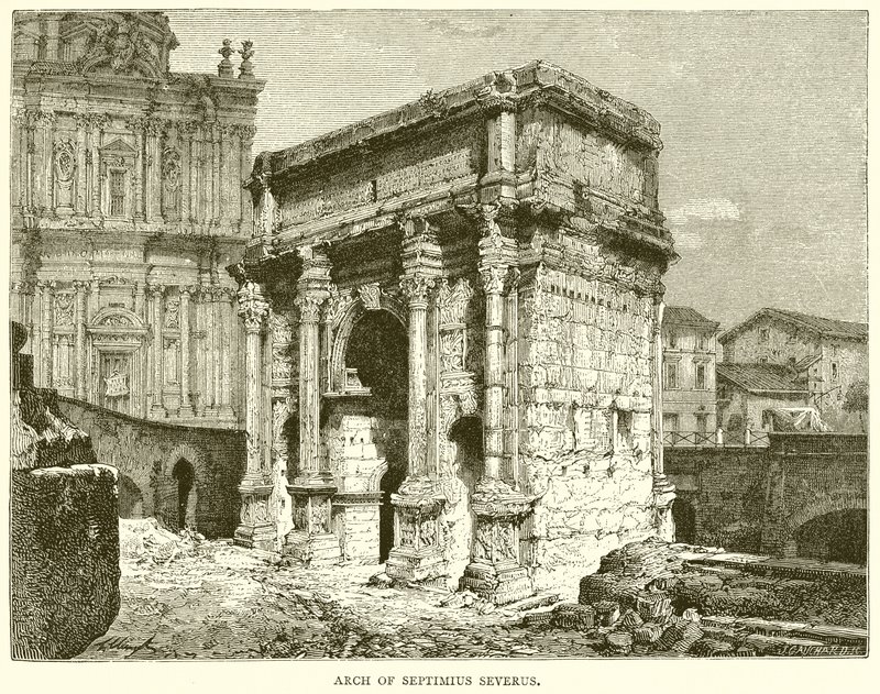 Boog van Septimius Severus door English School