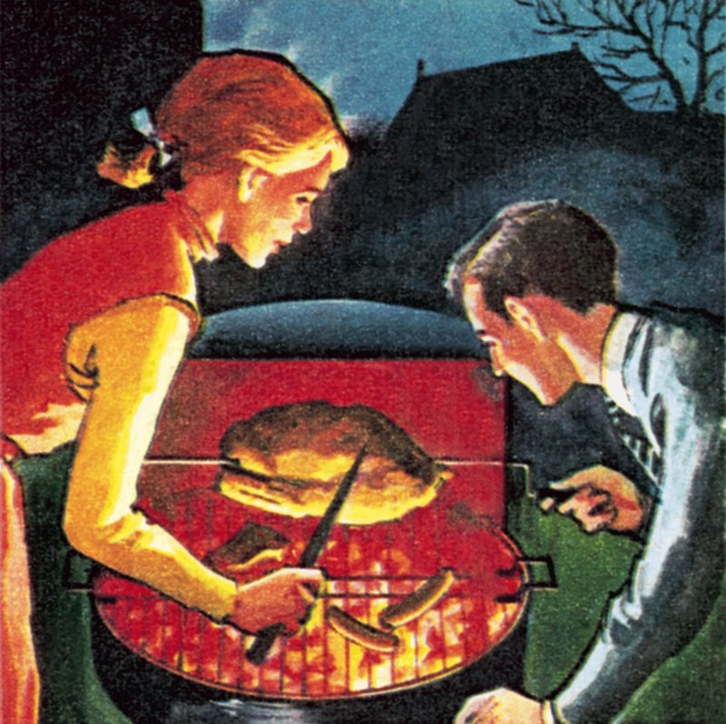 Barbecue in de tuin door English School