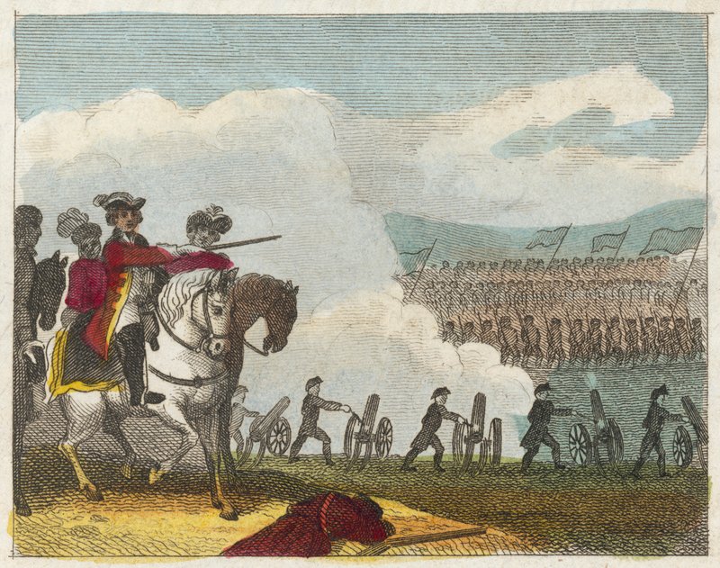 Slag bij Culloden door English School