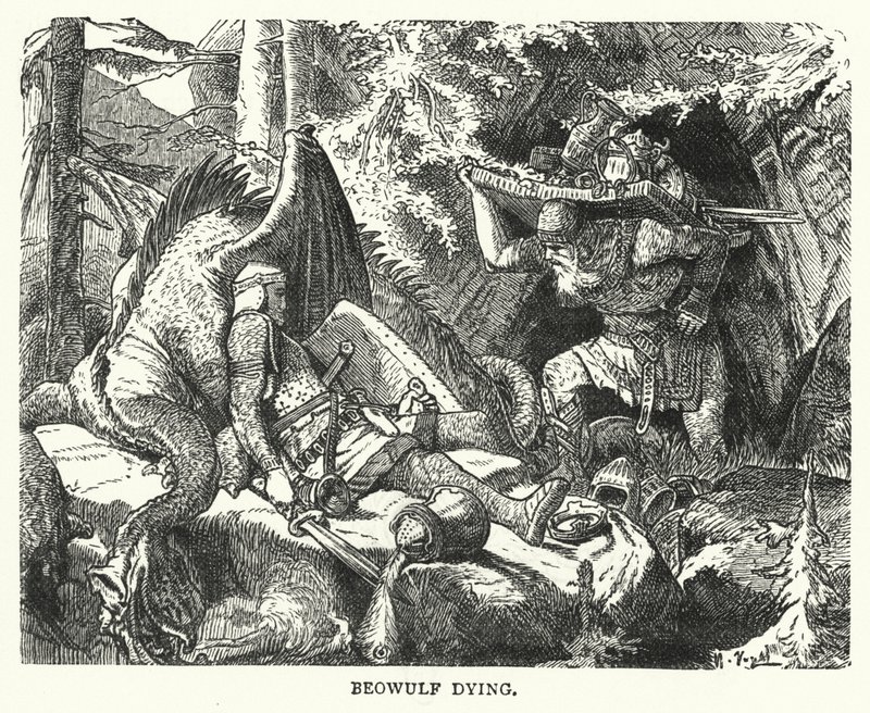 Beowulf sterft door English School