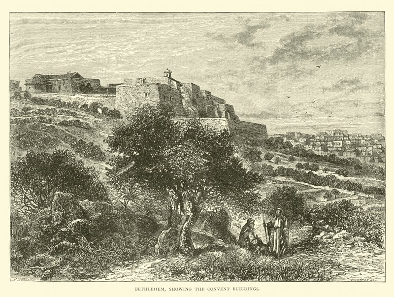 Bethlehem, met de Kloostergebouwen door English School