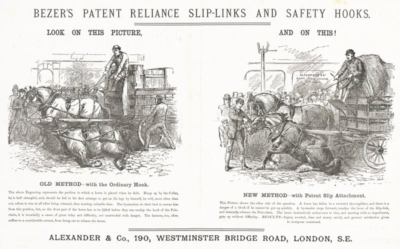 Bezers Patent Reliance Slip-Links en Veiligheidshaken door English School