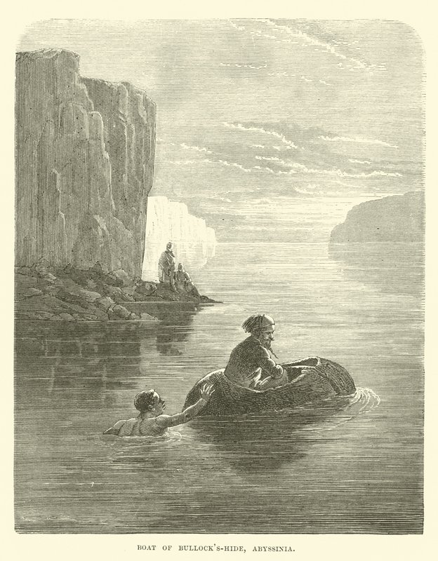Boot van stierenhuid, Abessinië door English School