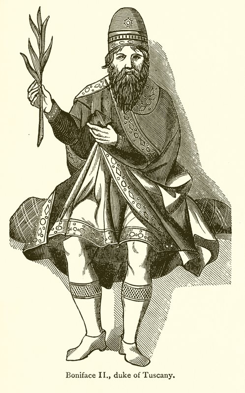 Bonifatius II, Hertog van Toscane door English School