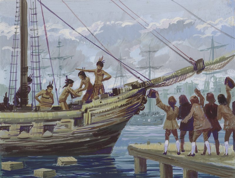 Boston Tea Party door English School