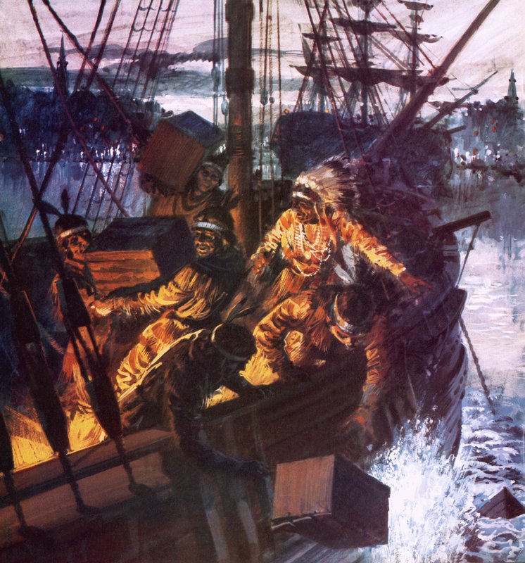 Boston Tea Party door English School