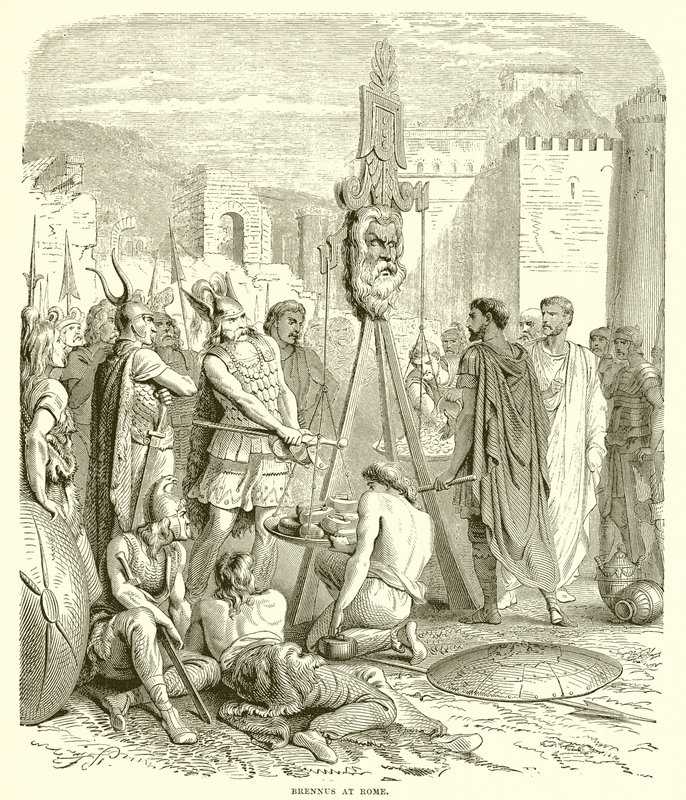 Brennus in Rome door English School