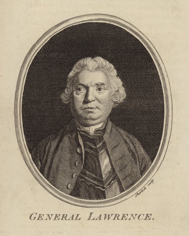 Brigadegeneraal Charles Lawrence door English School