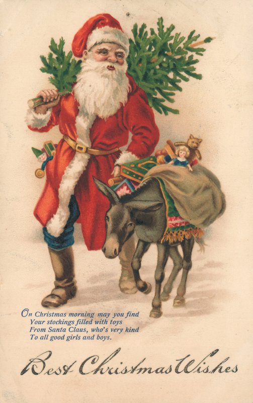 Britse Kerstkaart door English School