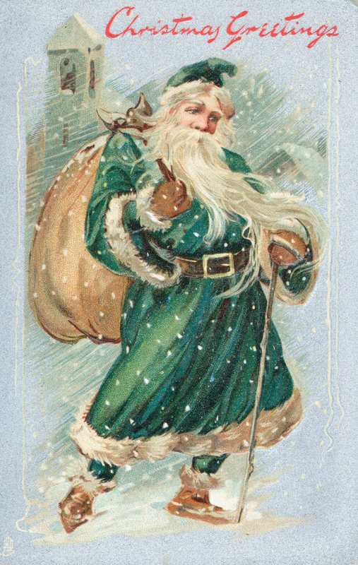 Britse kerstkaart door English School