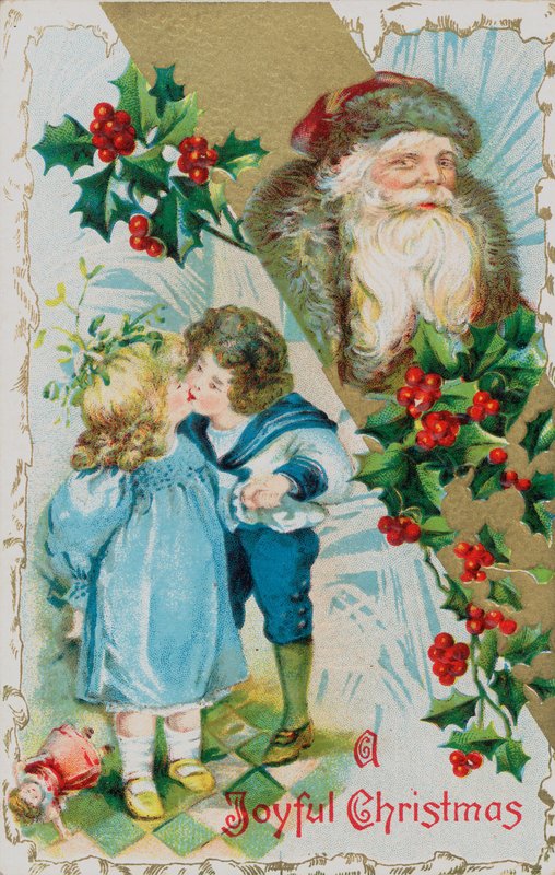 Britse kerstkaart door English School