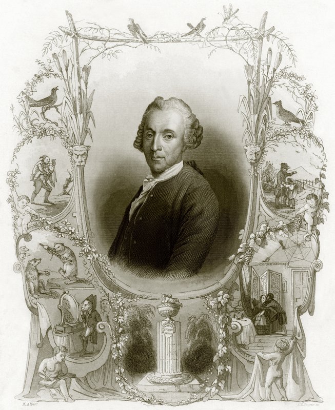 C. F. Gellert door English School