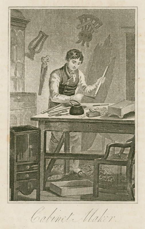Meubelmaker door English School