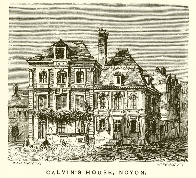 Calvins Huis, Noyon door English School