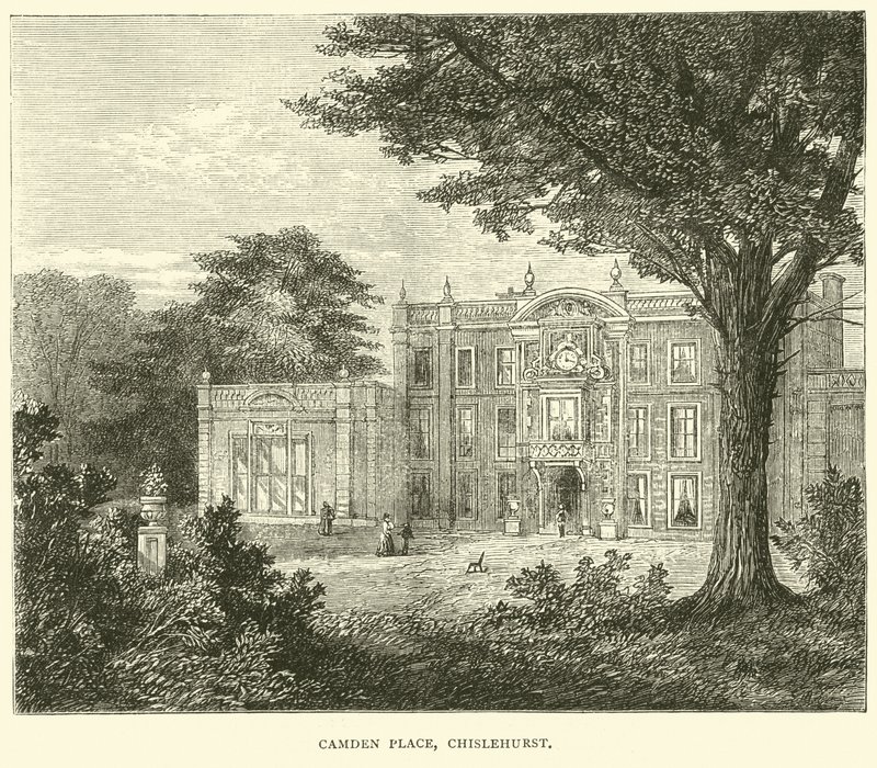 Camden Place, Chislehurst, september 1870 door English School