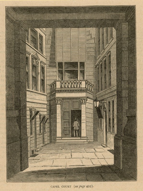 Capel Court door English School