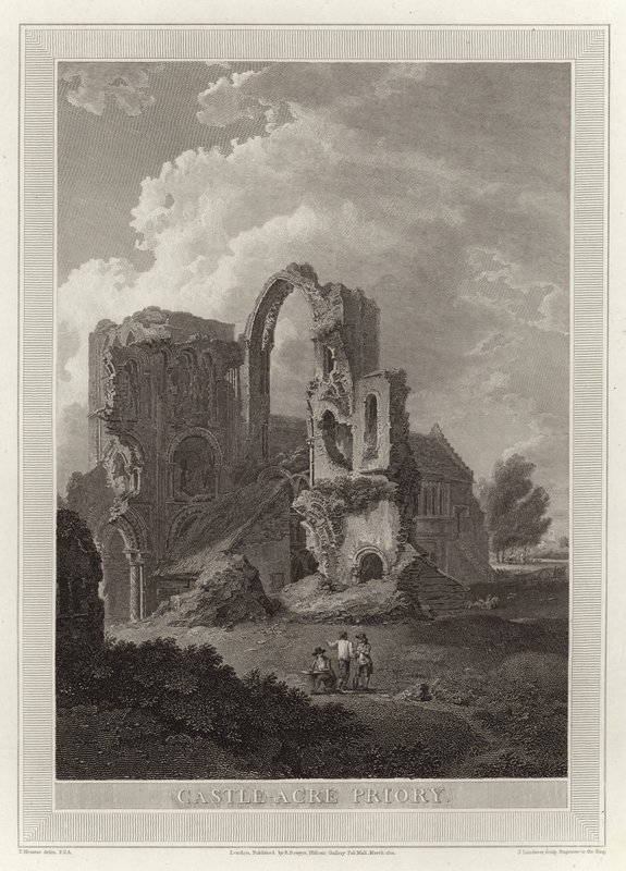 Castle-Acre Priory door English School
