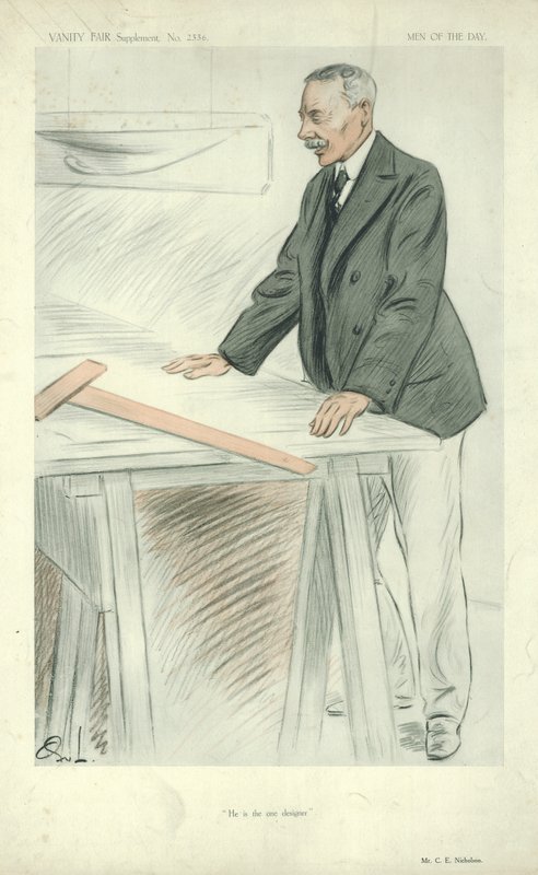 Charles Ernest Nicholson door English School