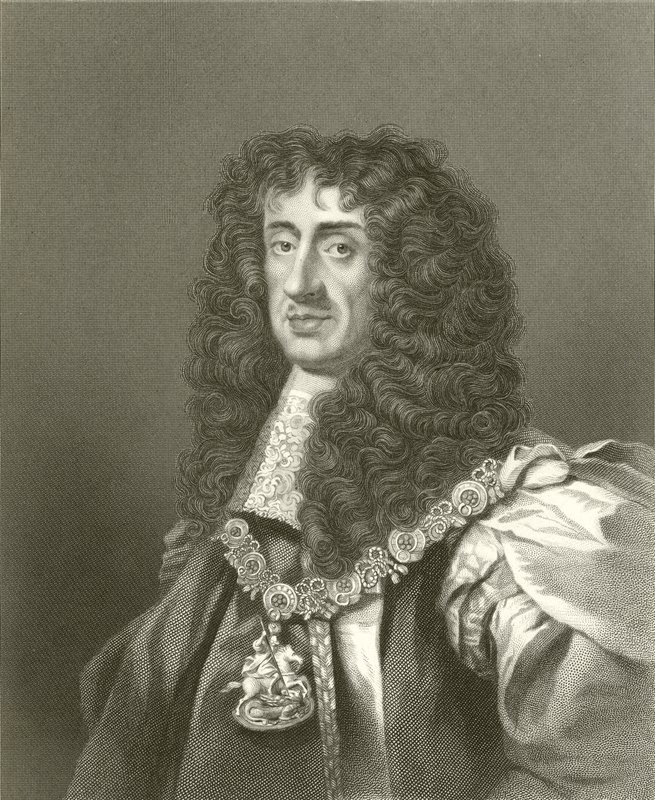 Karel II door English School