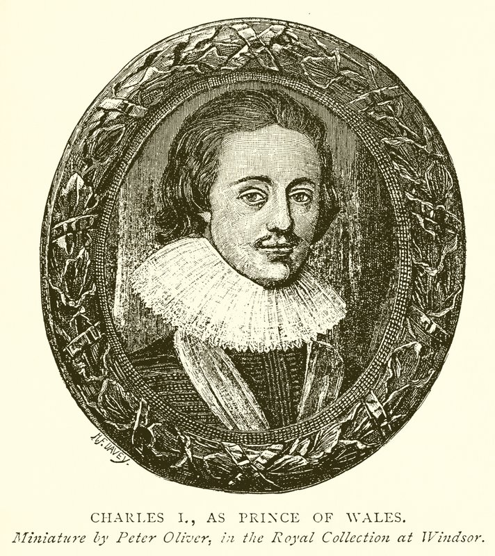 Charles I, als Prins van Wales door English School