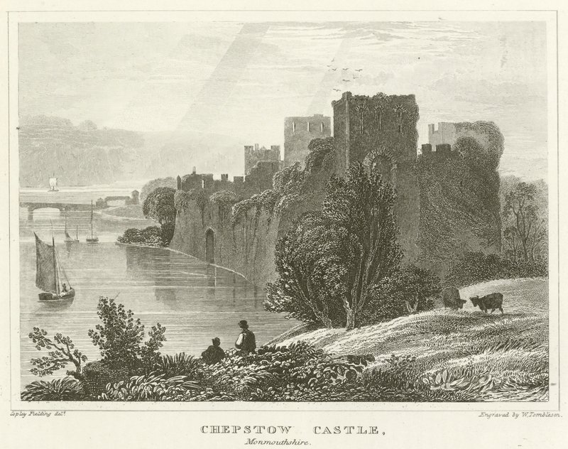 Chepstow Kasteel, Monmouthshire door English School