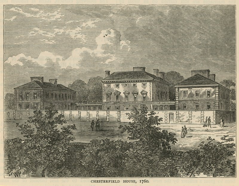 Chesterfield House, 1760 door English School