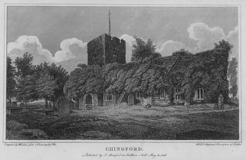 Chingford (gravure) door English School