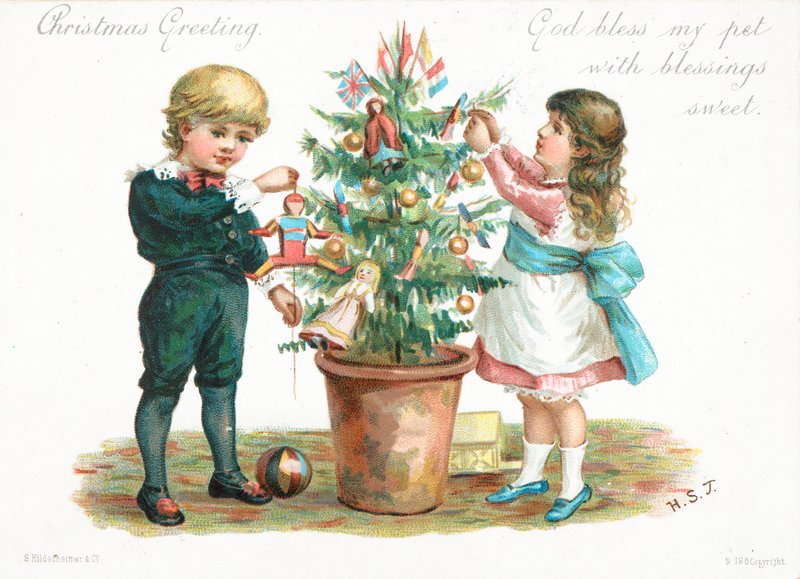 Kerstkaart door English School