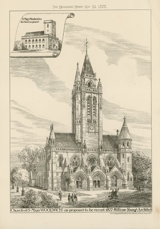 Kerk van St. Mary in Woolwich door English School