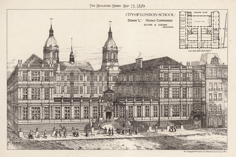 City of London School; zeer geprezen ontwerp door English School
