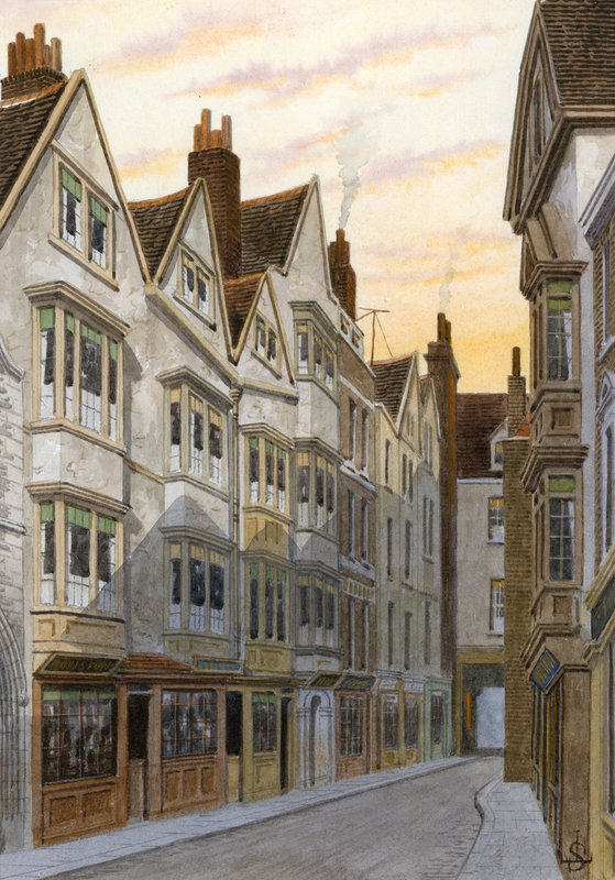 Cloth Fair, Smithfield door English School