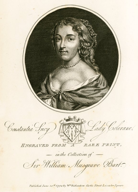 Constantia Lucy, Lady Colerane door English School