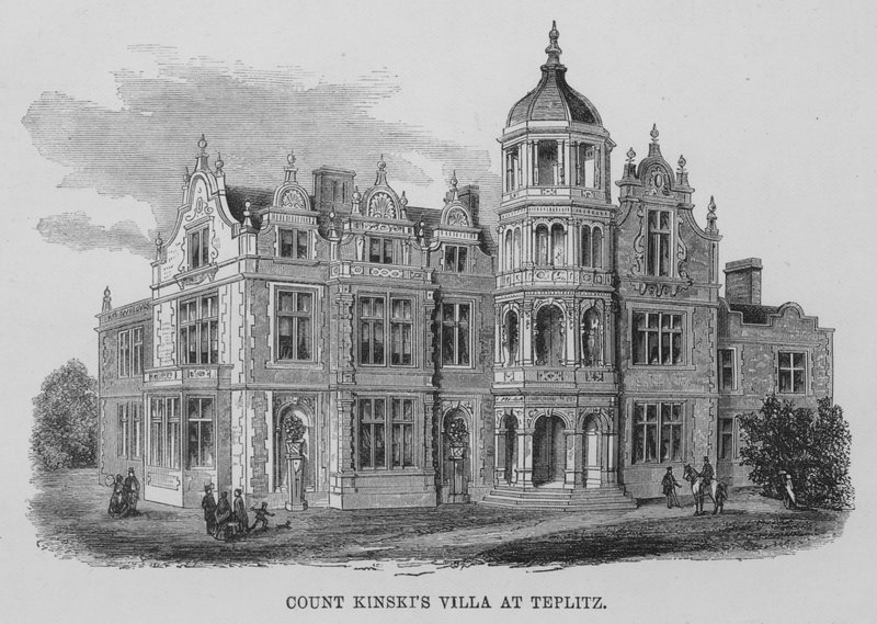 Villa van Graaf Kinski in Teplitz door English School