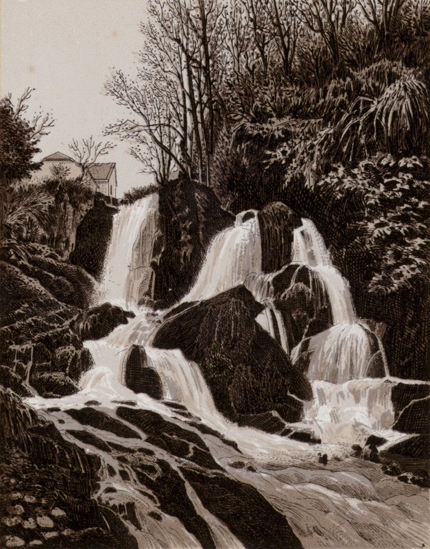 Crawfordsburn Watervallen door English School