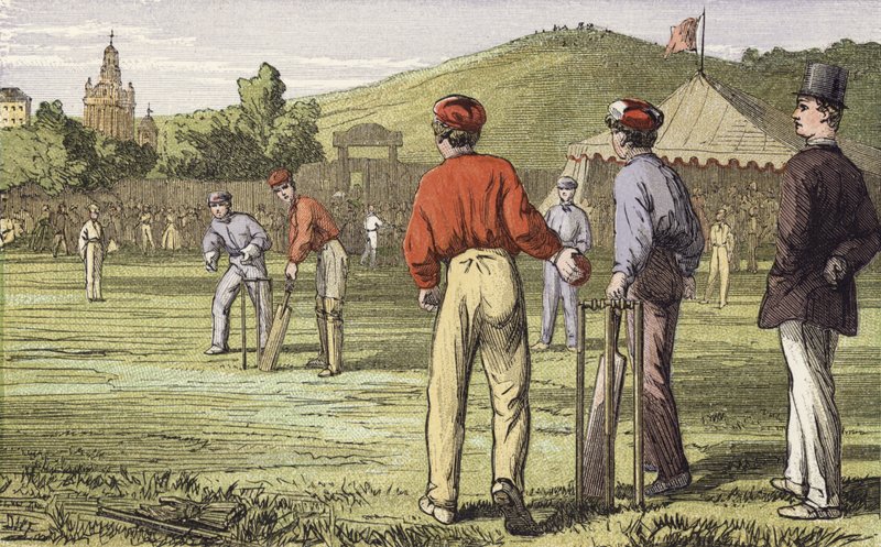 Cricket door English School