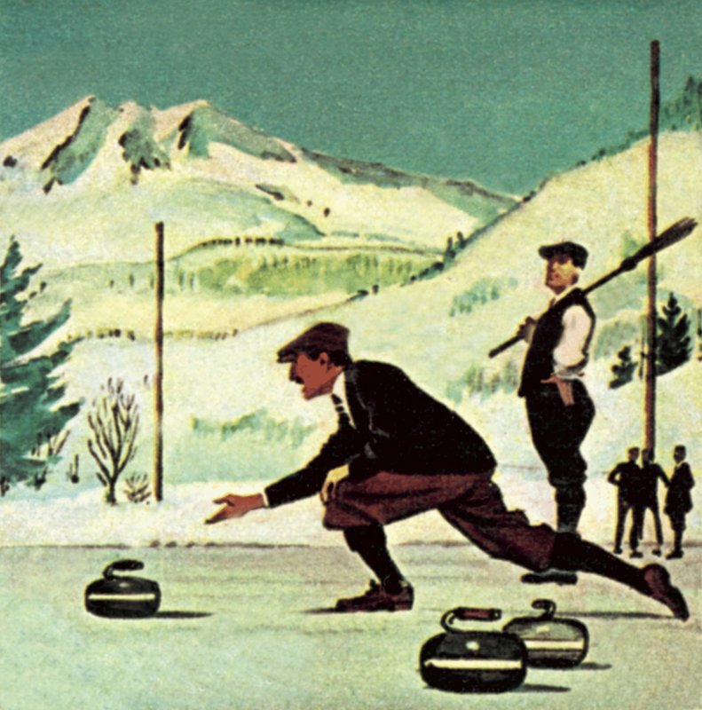 Curling door English School