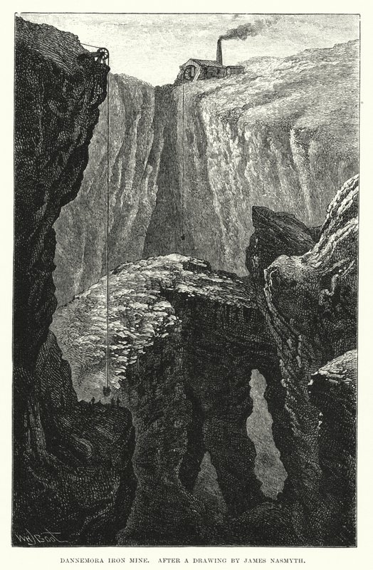 Dannemora IJzermijn (gravure) door English School