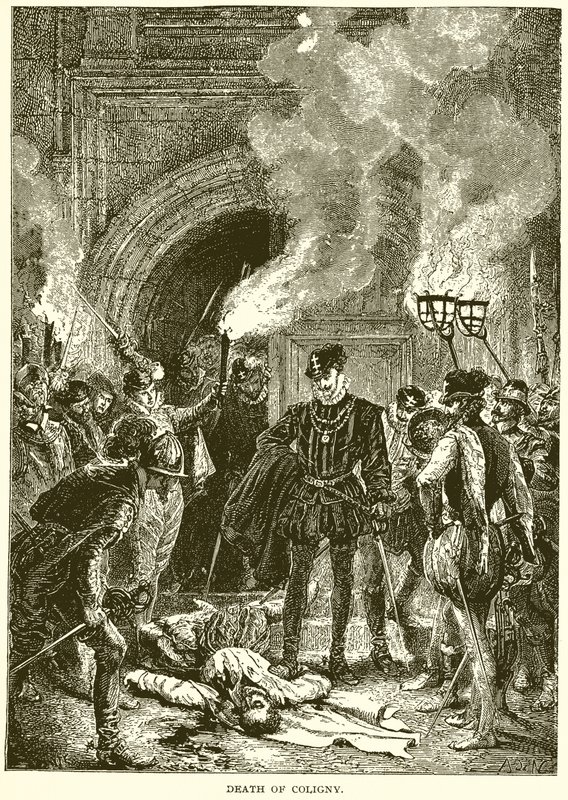 Dood van Coligny door English School