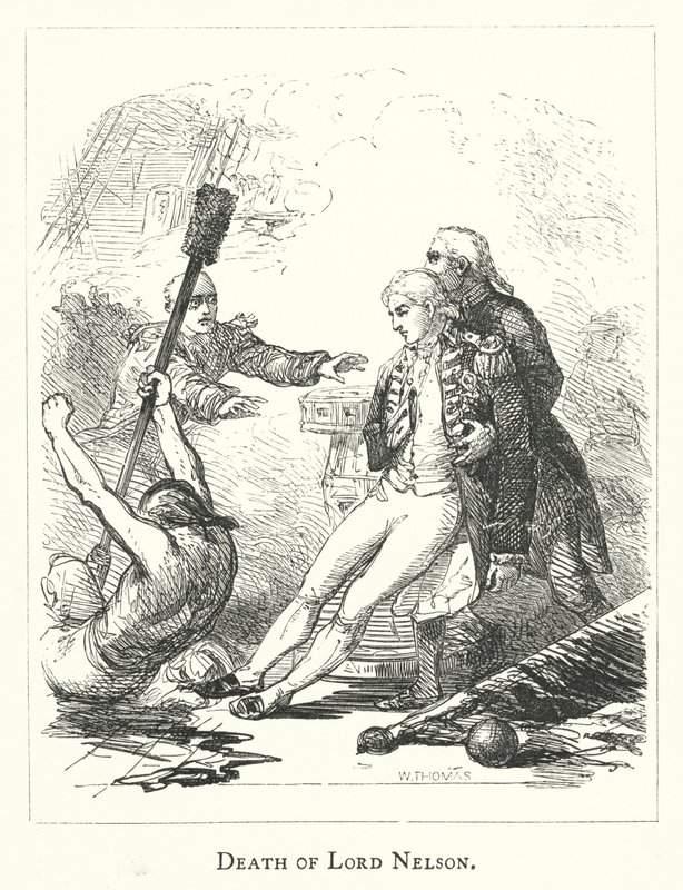 Dood van Lord Nelson door English School