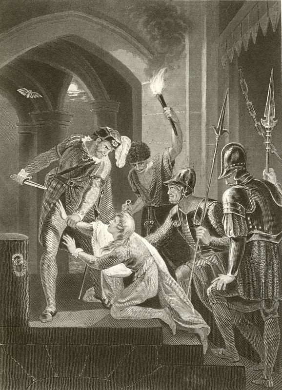 De dood van Prins Arthur door English School