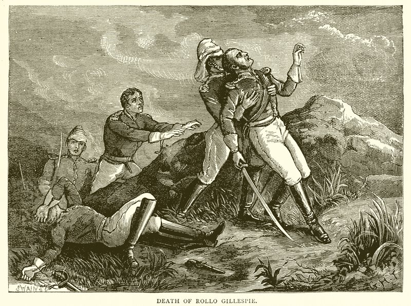 Dood van Rollo Gillespie door English School