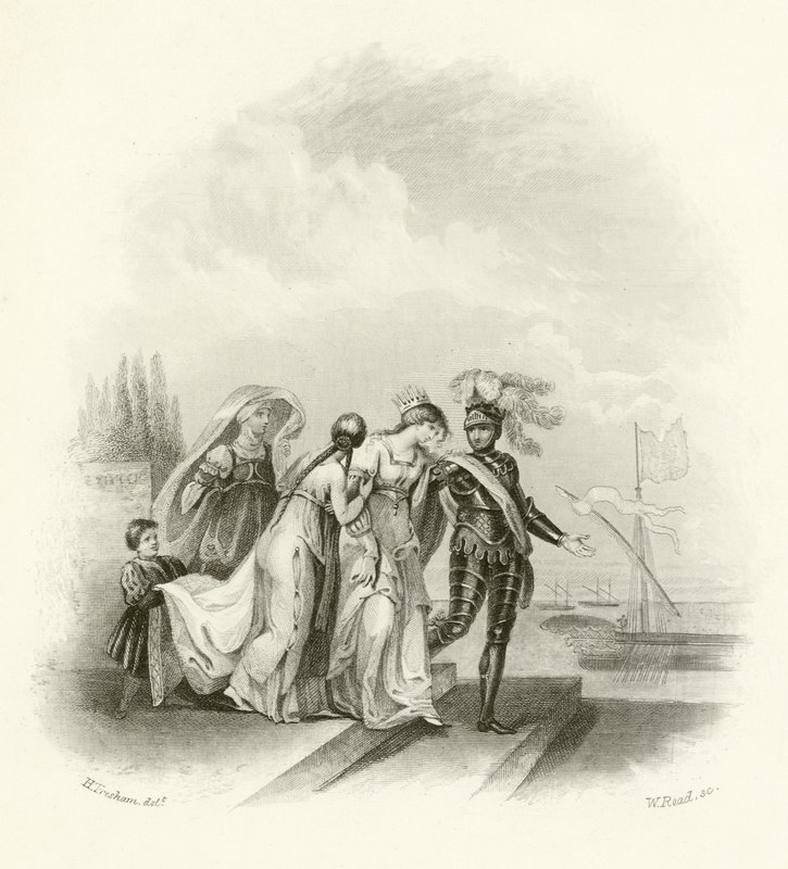Vertrek van Richard I uit Cyprus door English School