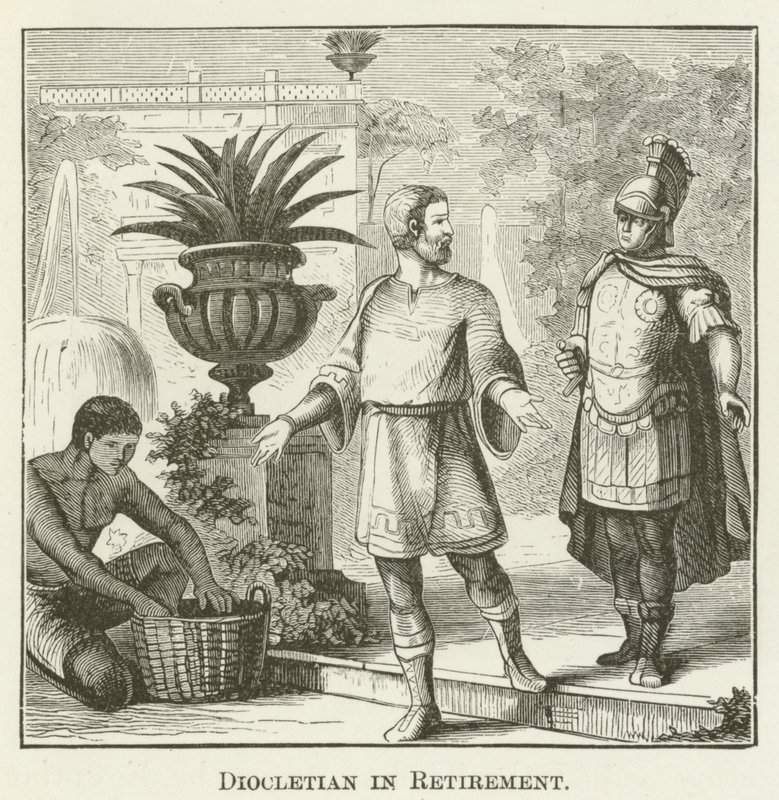Diocletianus in pensioen door English School