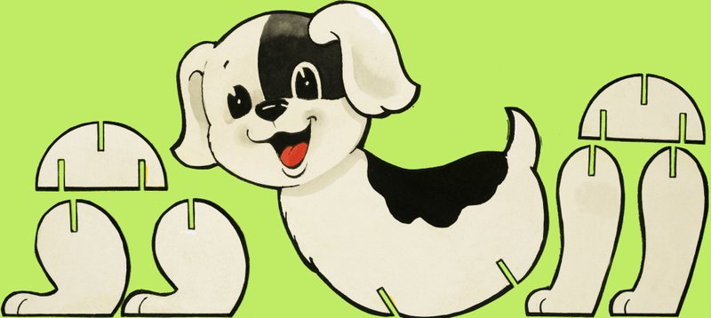Hond uitsnijden door English School