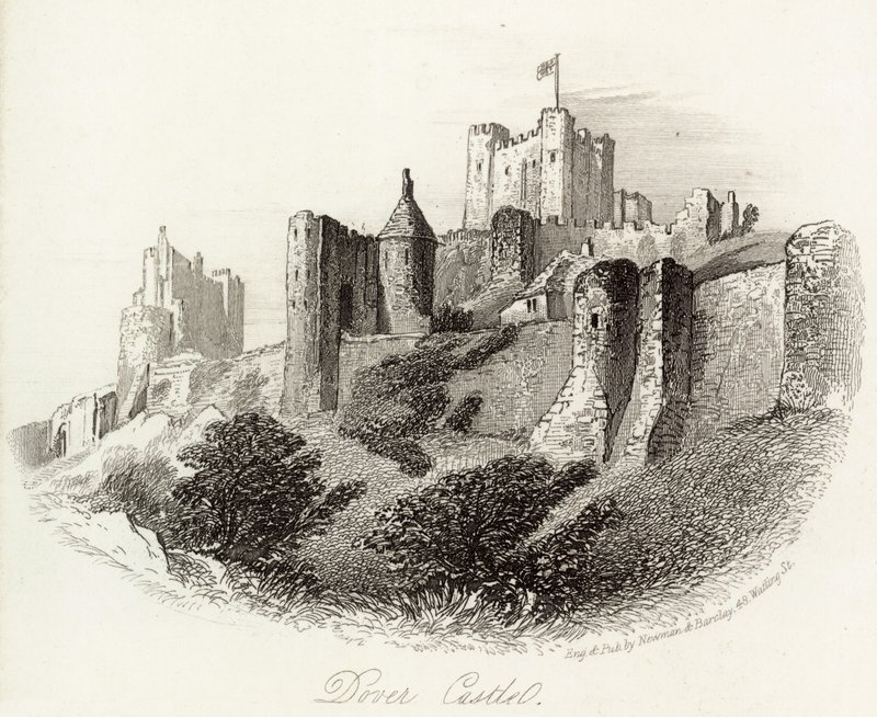 Dover Castle in Dover door English School