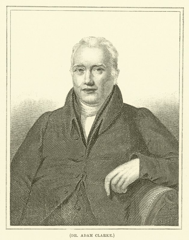 Dr. Adam Clarke (gravure) door English School