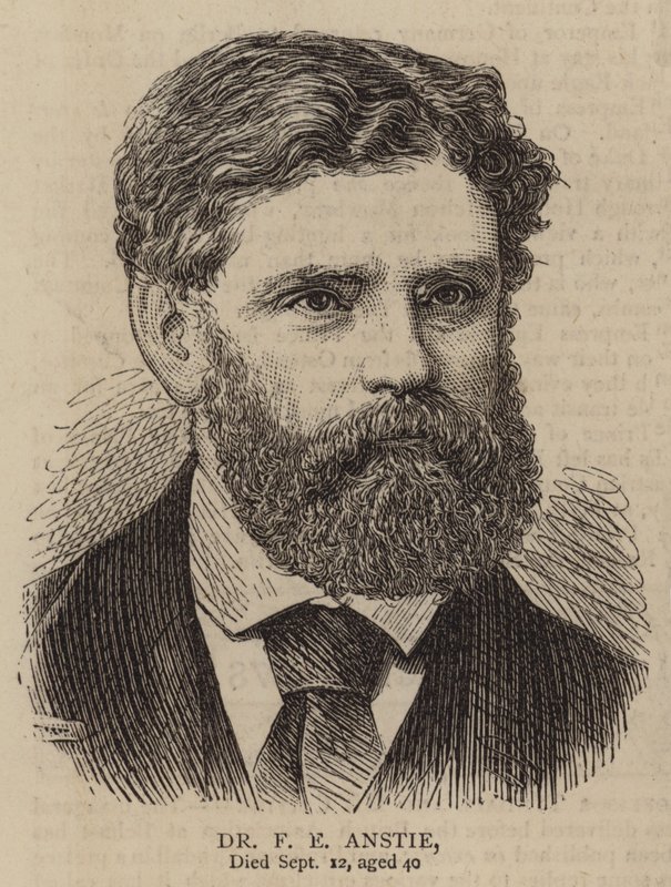 Dr. F E Anstie (gravure) door English School