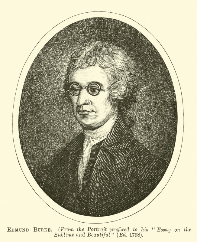 Edmund Burke door English School