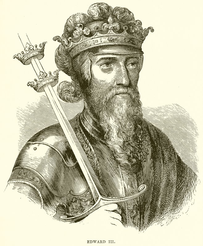 Eduard III door English School